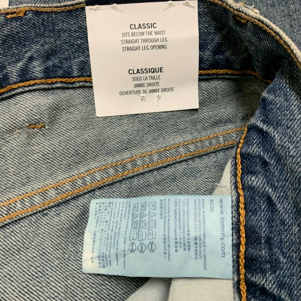 Tommy Hilfiger Classic Straight Jeans 40 NEW - Picture 4 of 7